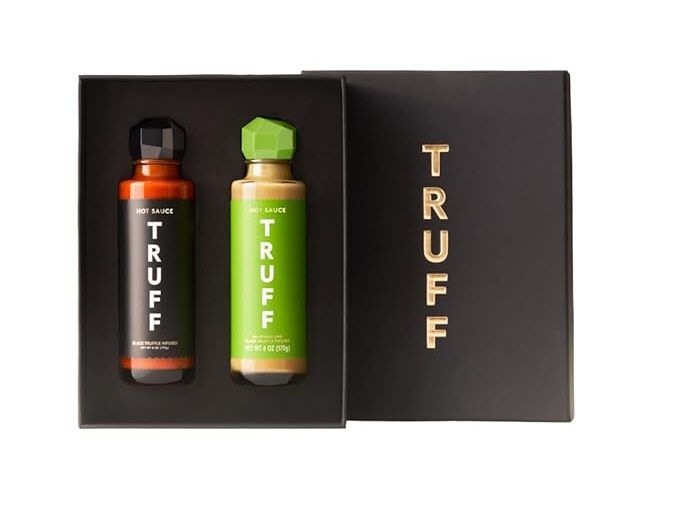 TRUFF Jalapeño Lime Hot Sauce Combo Pack - Gourmet Hot Sauce Set of the Original (6 oz) and the Jalapeño Lime (6 oz), Unique Flavor Experiences with Truffle, 2-Bottle Bundle