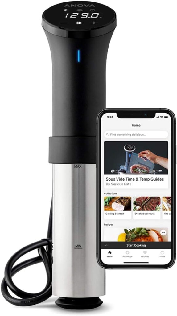 Anova Culinary Sous Vide Precision Cooker 2.0 (WiFi), 1000 Watts