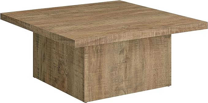 Coaster Home Furnishings Zetta Square Engineered Wood Coffee Table Mango